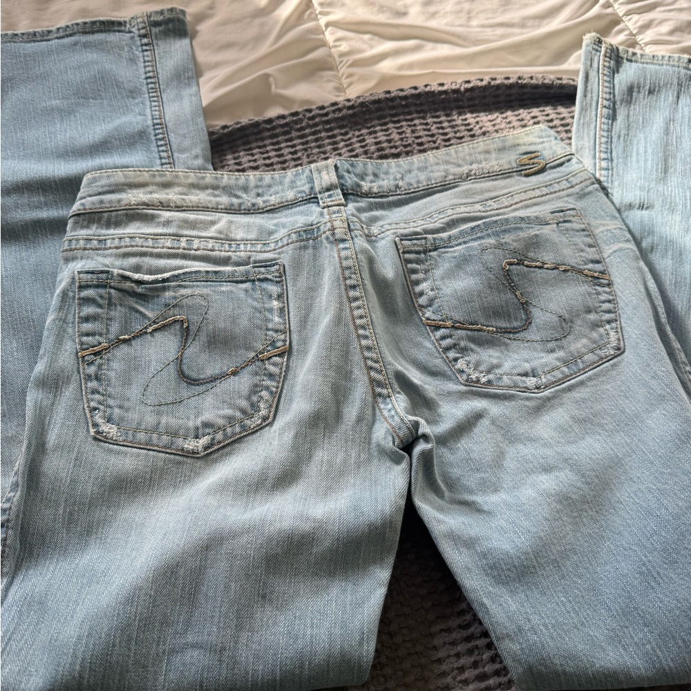 Vintage Silver Jean Co. Light Blue Women's Jeans